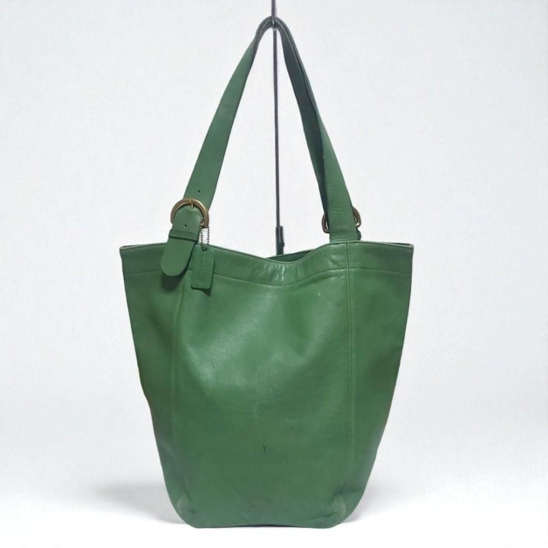 バッグ Vintage Coach Old Leather Tote bag Green バッグ Vintage Coach Old Leather Tote bag Green バッグ Vintage
