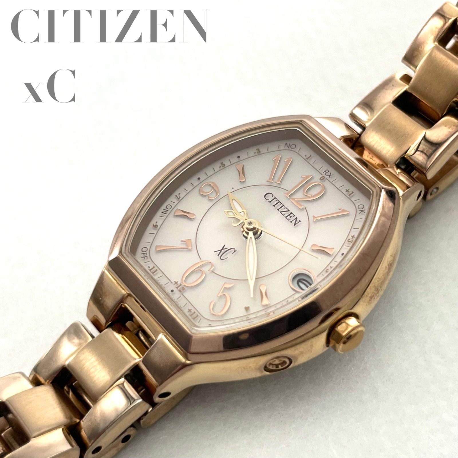 CITIZEN シチズンXC H060 ピンクゴールド ソーラー - 時計 CITIZEN シチズンXC H060 ピンクゴールド ソーラー - 時計