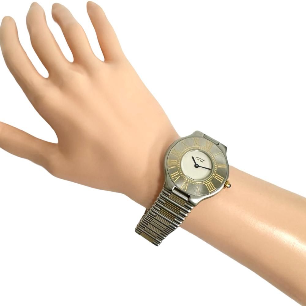 ジャンク品 Cattier カルティエ レディース腕時計ヴィンテージマスト