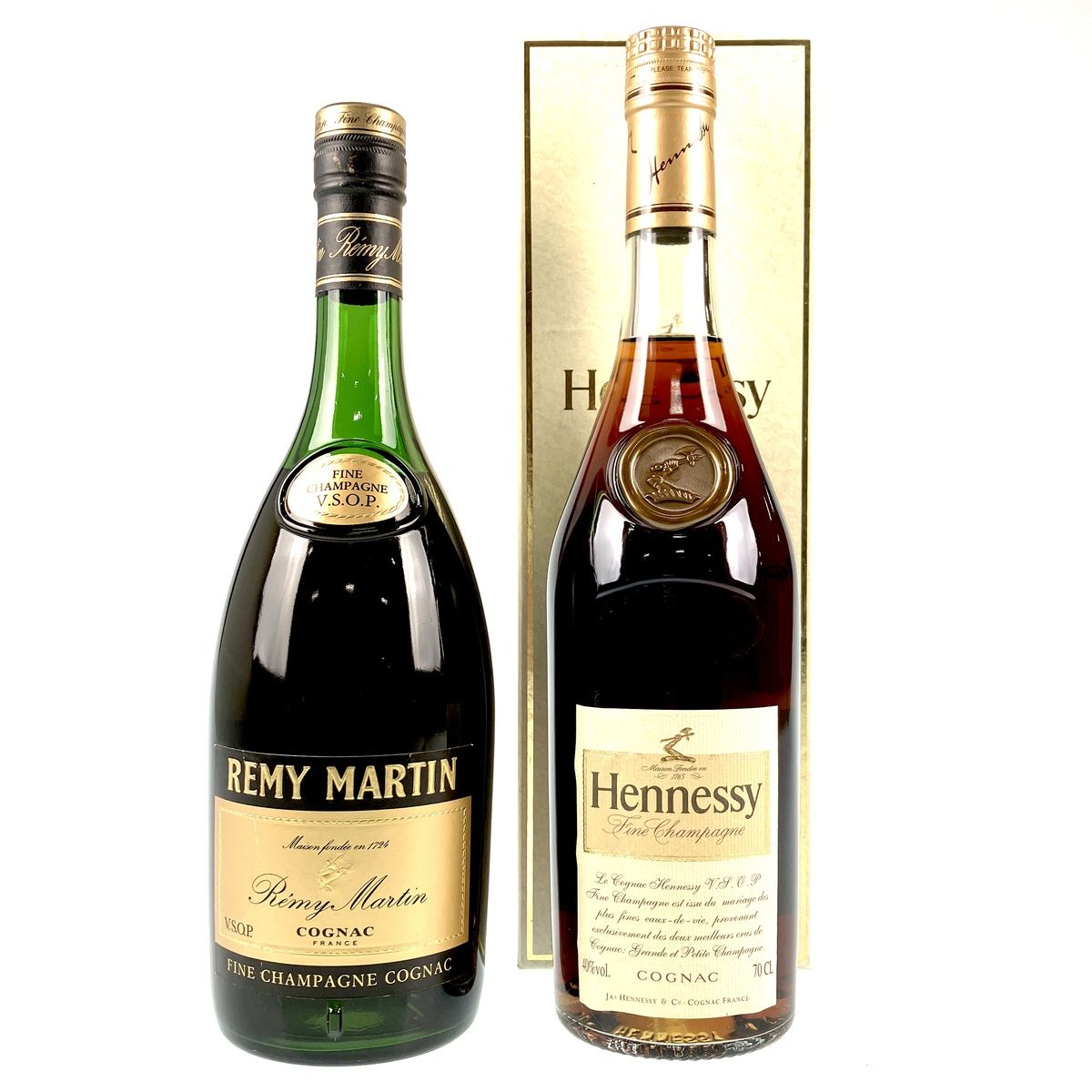 2本 REMY MARTIN Hennessy コニャック 700mlバイセルブランデーセット