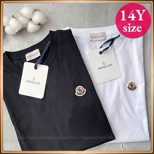 新品未使用 大人も着られる モンクレール MONCLER Tシャツ ロゴ 14Y  2色
