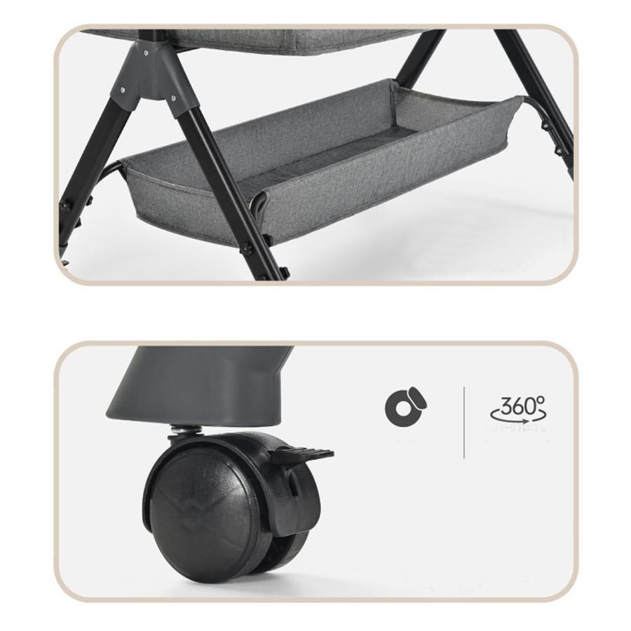 ベビーベッド 添い寝ベビーサークルマットレス赤ちゃん新生児0-2歳ゆりかご蚊帳付き折りたたみ出産祝いベビー用持ち運び