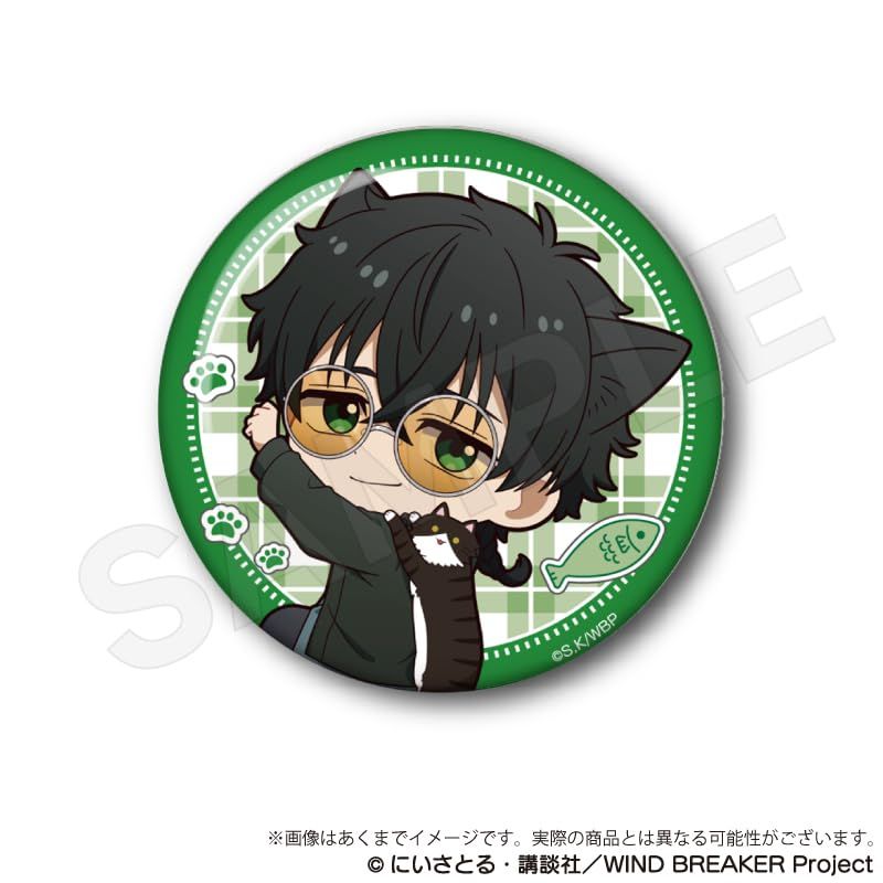 WIND BREAKER トレーディング缶バッジ ひっつきにゃんver. 9個