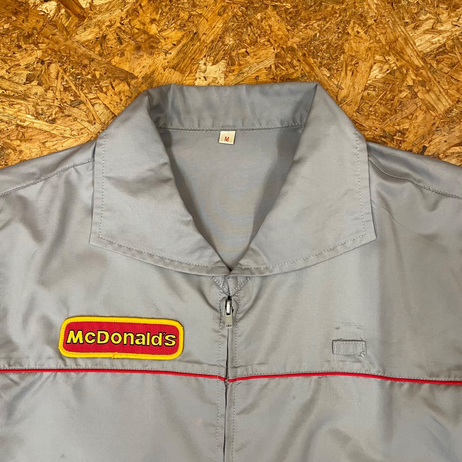McDonald's ユニフォーム M グレー マクドナルド 制服 レア 希少