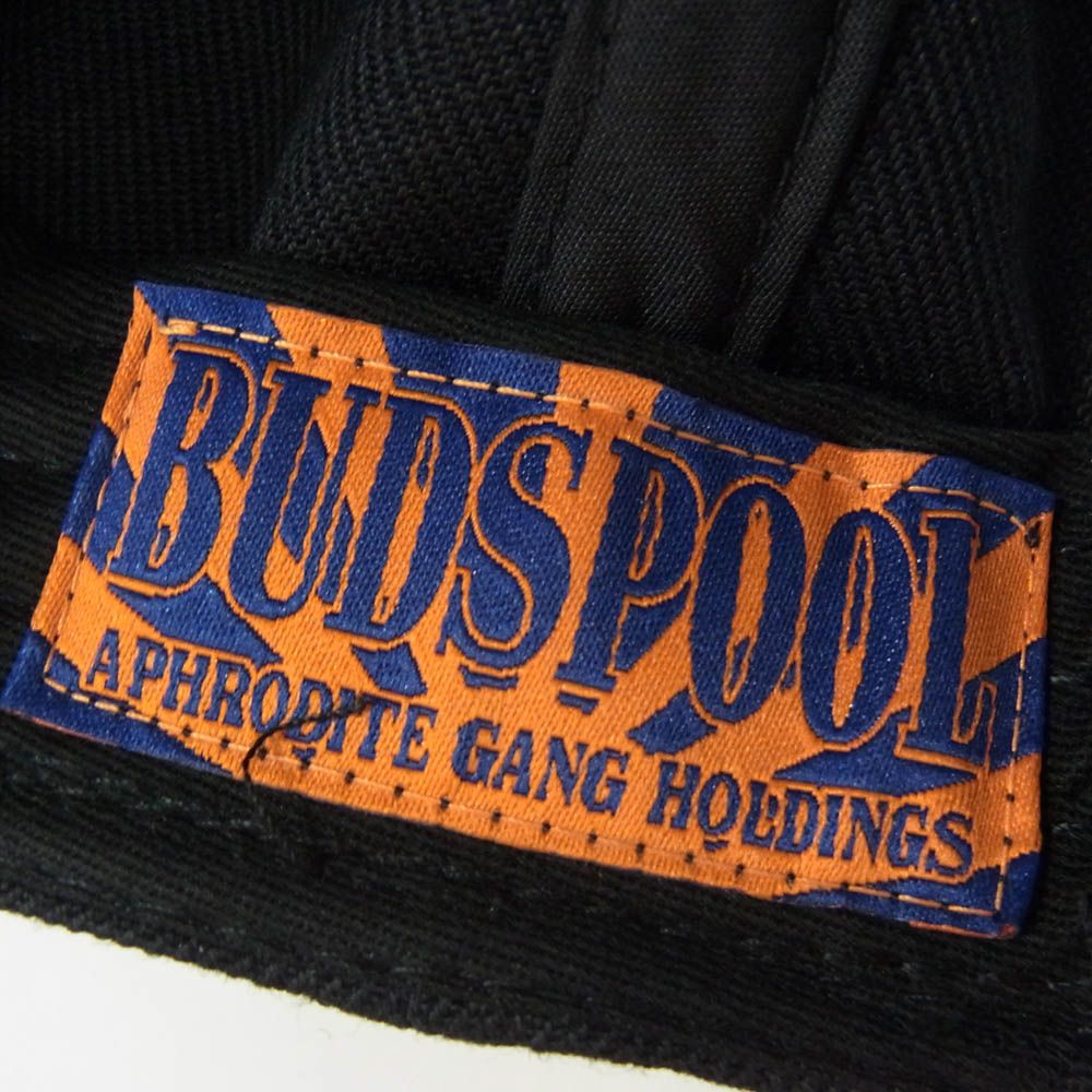 BUDSPOOL/バッズプール、アフロディーテギャング、ロゴ刺繍、ブラック、L 2d9f86d7700a73bbae3f6f6e25e0a7