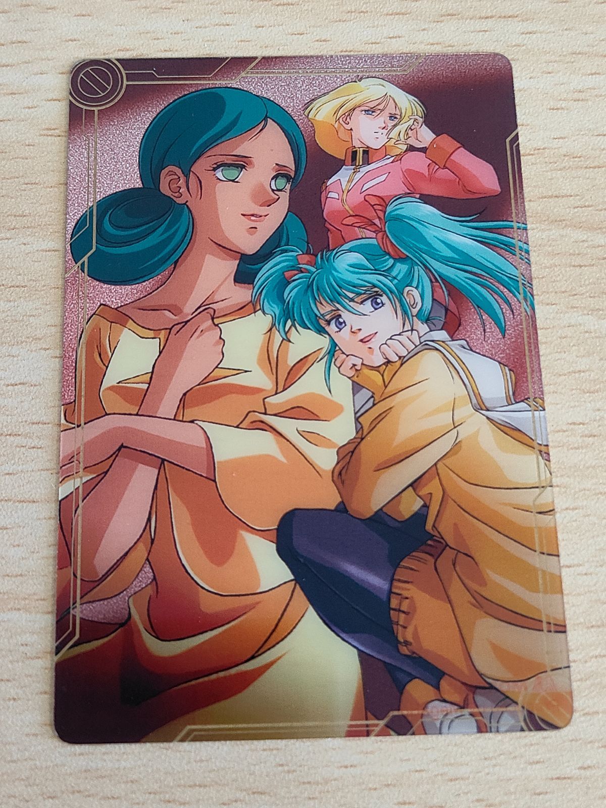 aca255 ガンダム 森永 ウエハース ララァ クェス・パラヤ セイラ