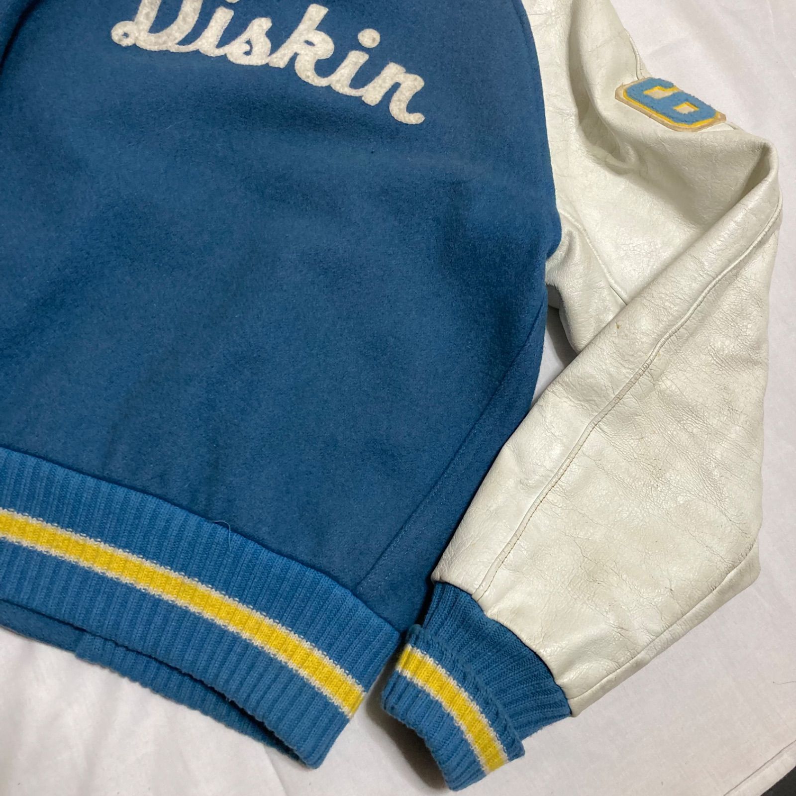 vintage ヴィンテージ スタジャン USA製 袖レザー allion awards