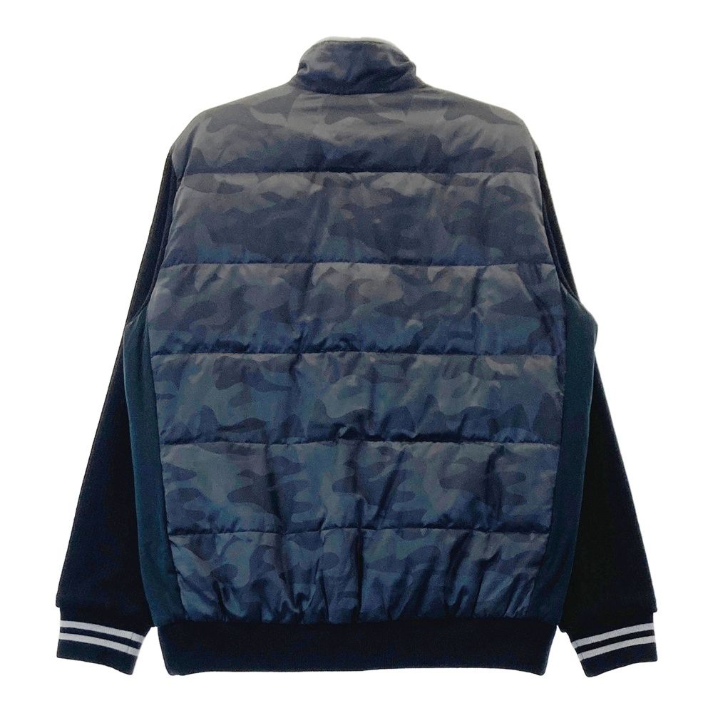 サイズ LL MUNSING WEAR マンシングウェア ニット切替 ダウンジャケット カモフラ柄 ブラック系 240101528404 ゴルフウェア メンズ ストスト