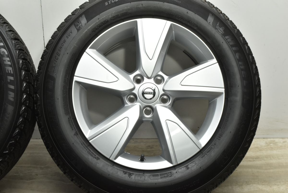 【美品 バリ溝】ボルボ XC40 純正 17in 7.5J +50.5 PCD108 ミシュラン X-ICE SNOW SUV 235/60R17 品番:31680565 スタッドレス 即納可能