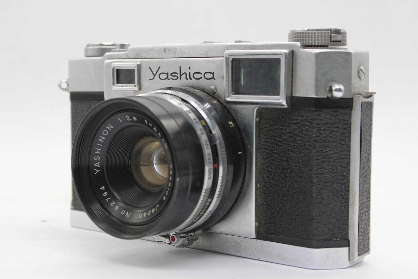 【返品保証】 ヤシカ Yashica 35 Yashinon 4.5cm F2.8 レンジファインダー カメラ s5275