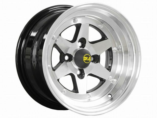 [コーリン]旧車 復刻版 ロンシャン XR4/LONGCHAMP XR-4ホイール 14インチ［-0_1480_114.3-4H_ブラックポリッシュ］(2本セット)