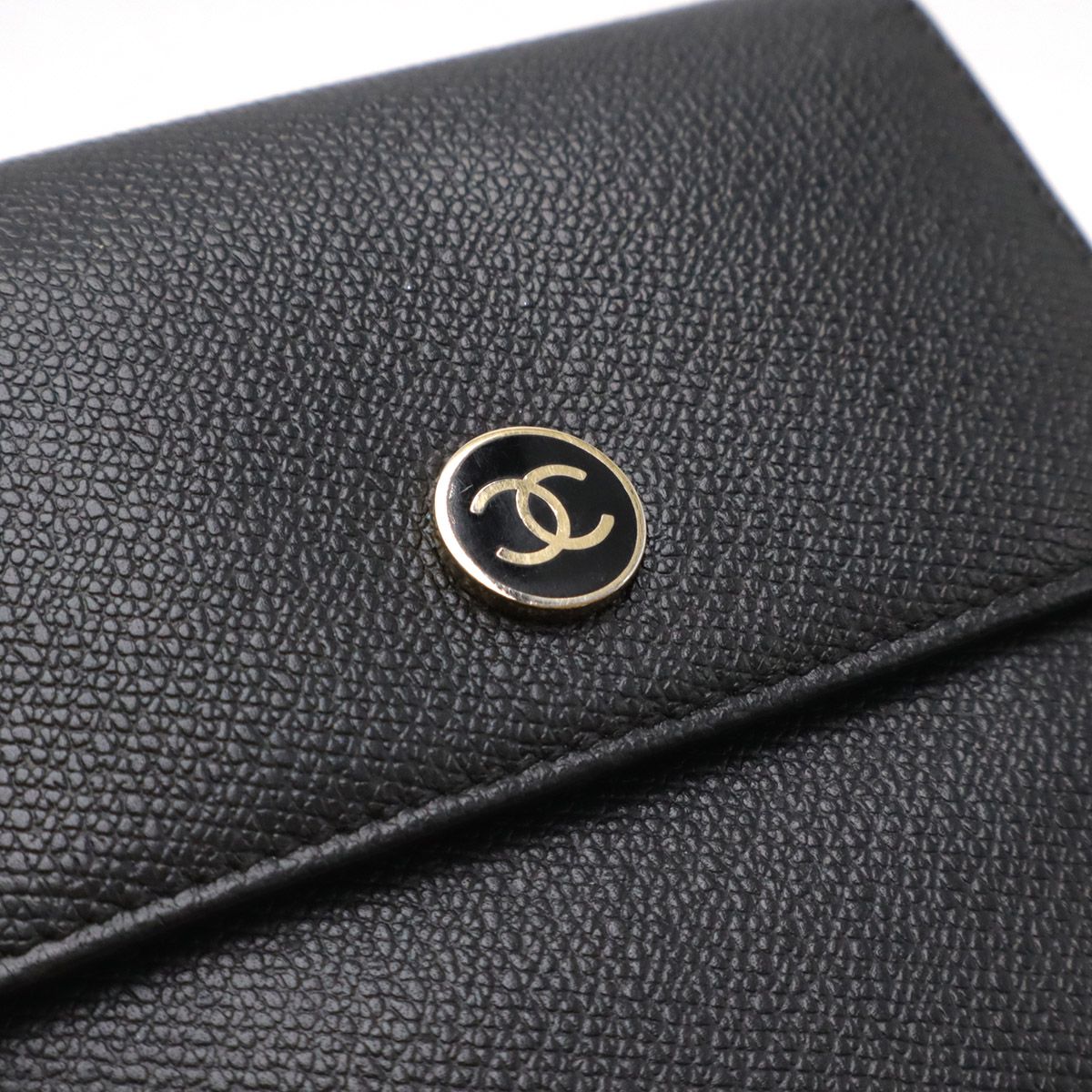 【高級】CHANEL シャネル 三つ折り財布 ココボタン コンパクト財布 c4fa9128a838f83d254a842eb9084f