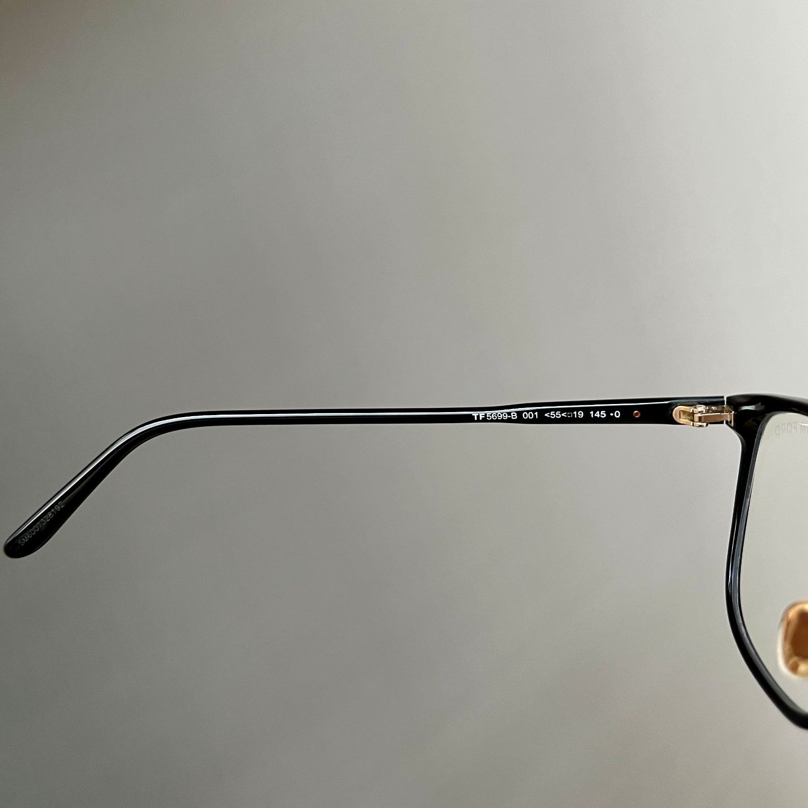 トムフォード メガネ TOM FORD 新品 ウェリントン ブラック