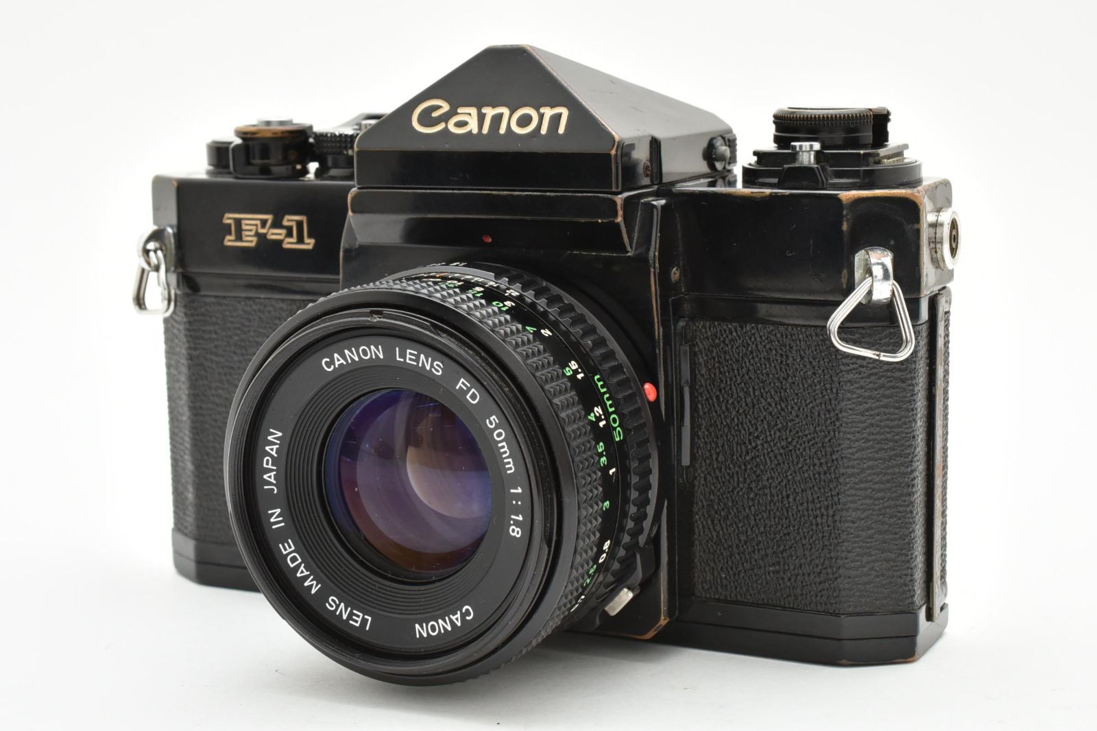 Canon／キヤノン F-1 ブラック ボディ + New FD 50mm F1.8