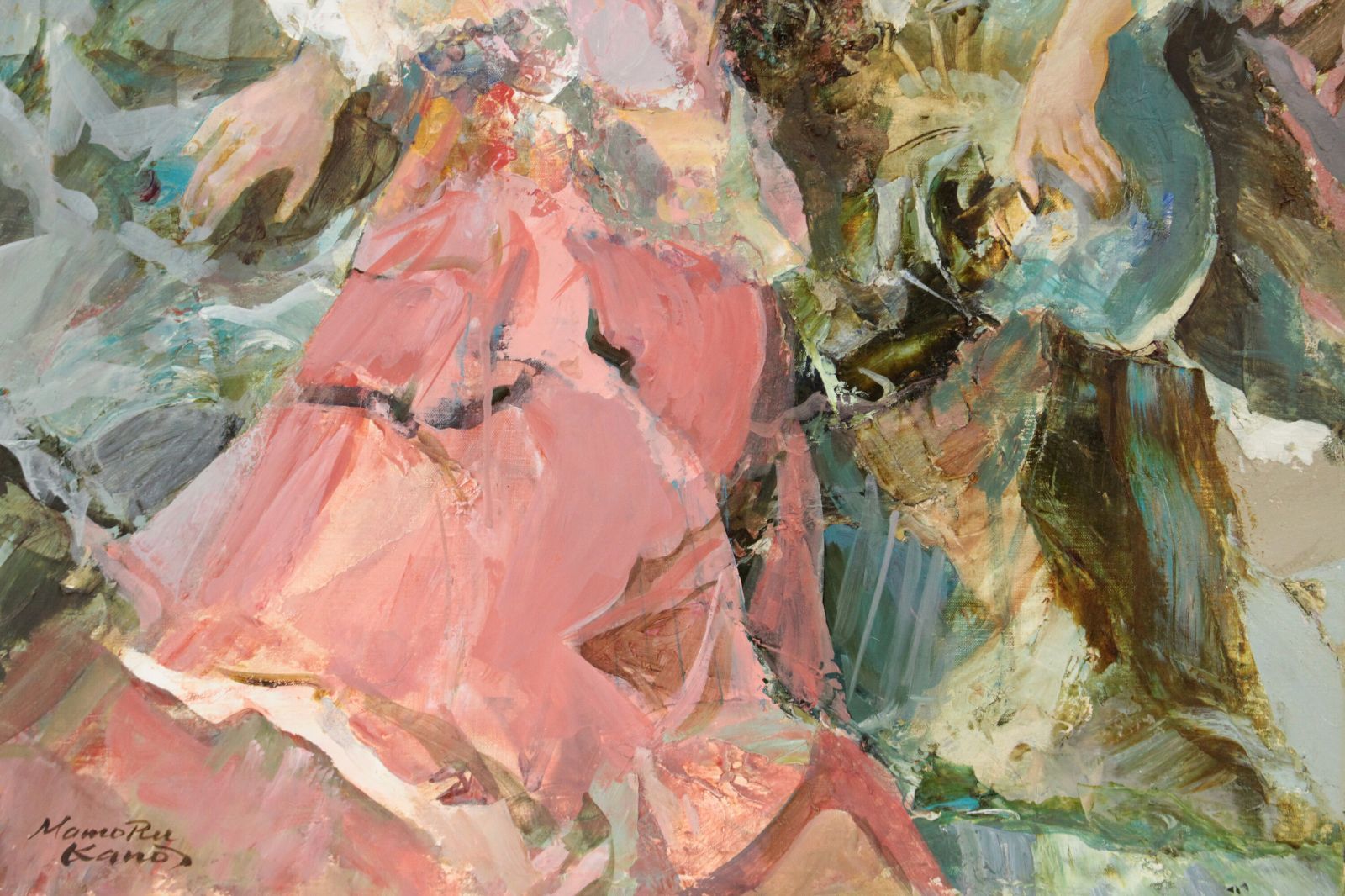 狩野守 「セビリアの踊り」 油絵・油彩画 絵画 狩野守 『セビリアの踊り』 油彩画 - 北海道画廊