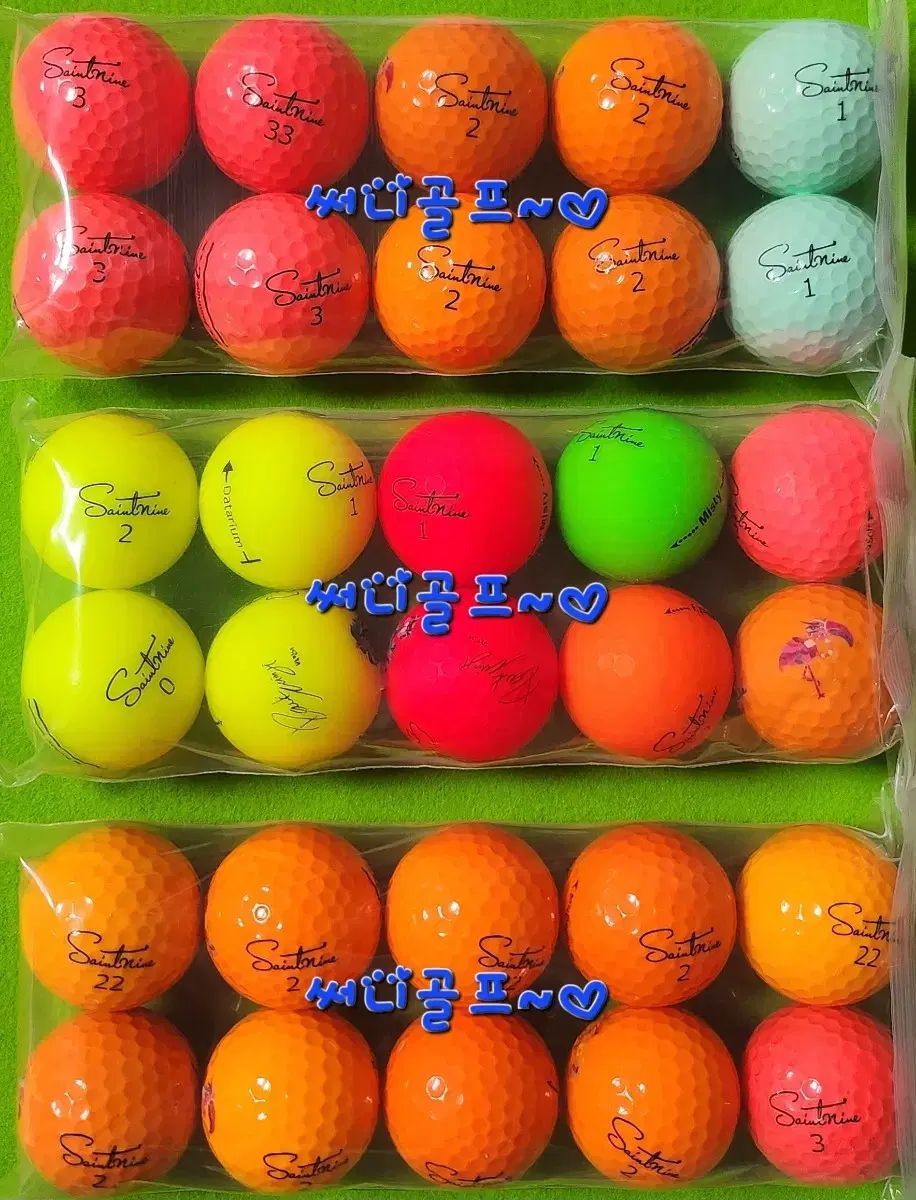 Saintnine（セイントナイン ） 3 平和 A +/ レベル 30 区 ゴルフボール