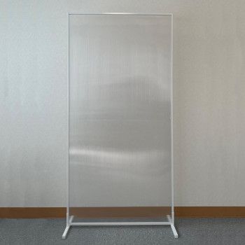 【新品・3営業日で発送】ティーエフサービス 飛沫防止パーテーション フロアスタンドタイプ 1850mm ホワイト FR-9118W (1681131)