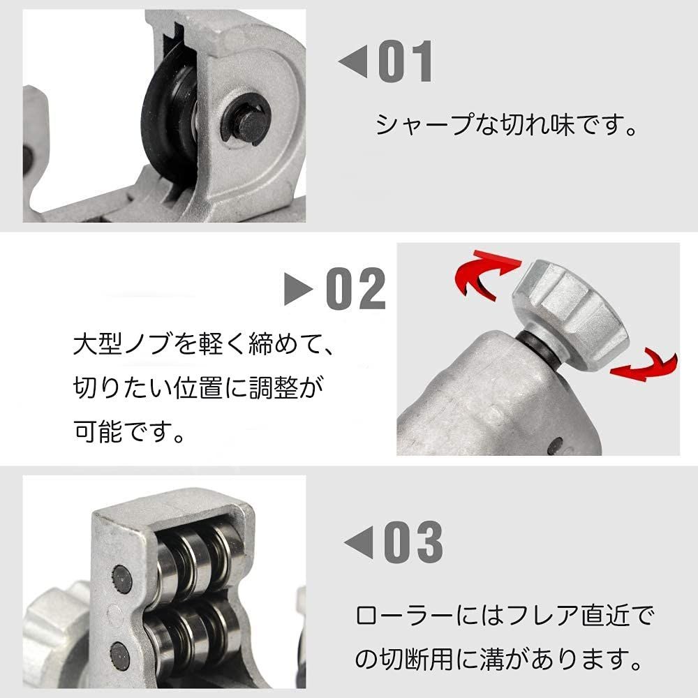 【在庫処分】薄肉ステンレス鋼管 塩ビ管用 銅管 切断能力 パイプカッター 4-28mm アイウィス(IWISS) CT-428