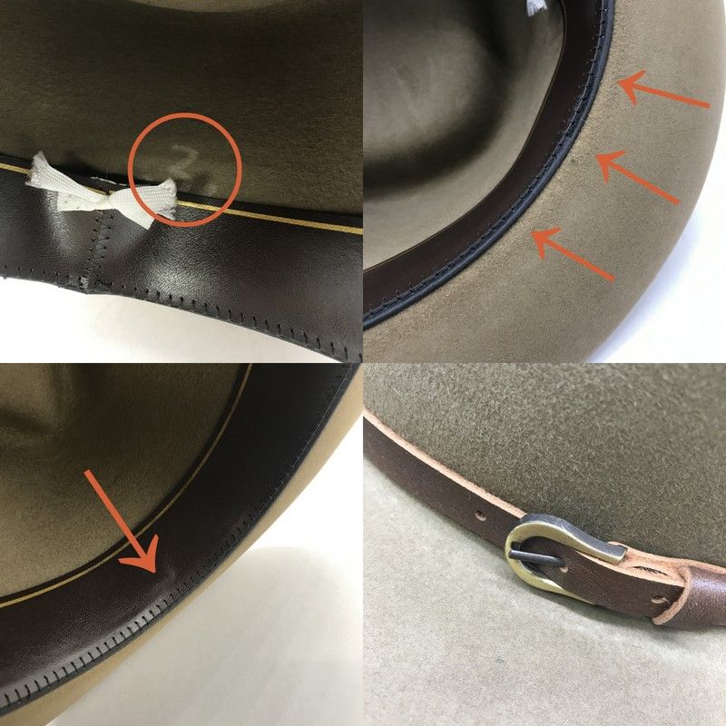 L.L.Bean STETSON MOOSE RIVER HAT ムースリバーハット 中折れ 筆記体