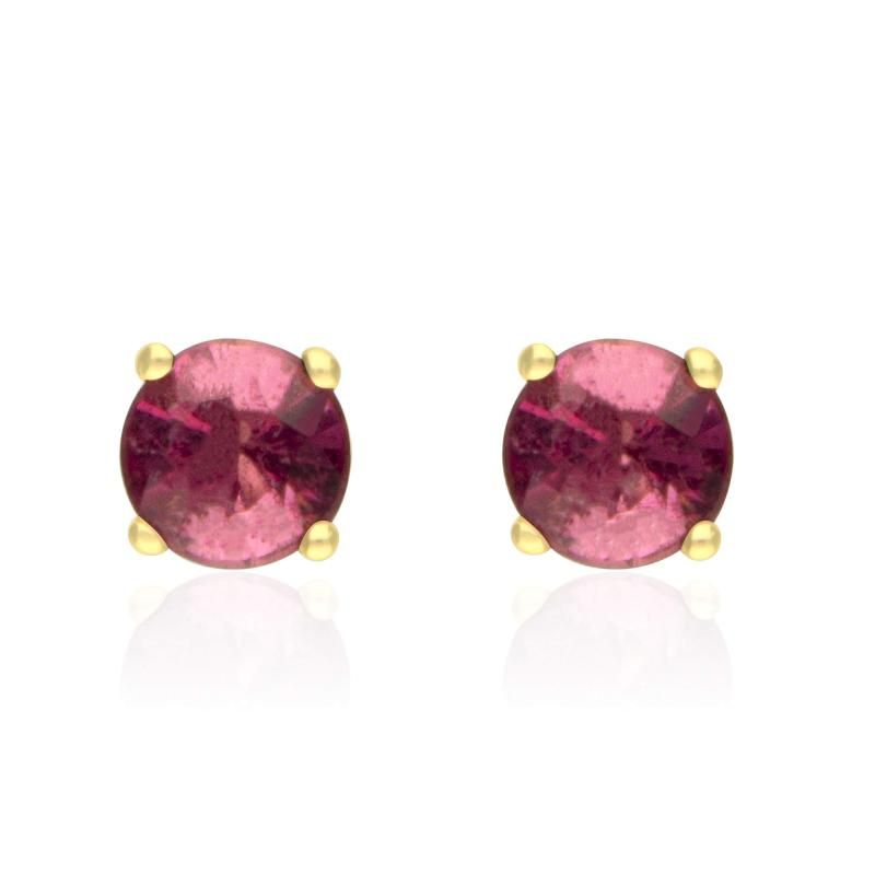 Gin -amp- Grace 14K イエローゴールド スタッドピアス 天然シトリン付き 日常作業着 ジュエリー 女性へのギフトに ホワイトゴールド ジェムストーン シトリン