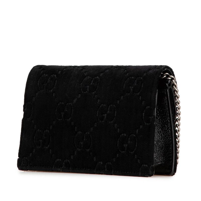 GUCCI ショルダーバッグ ベルベット チェーンショルダーバッグ