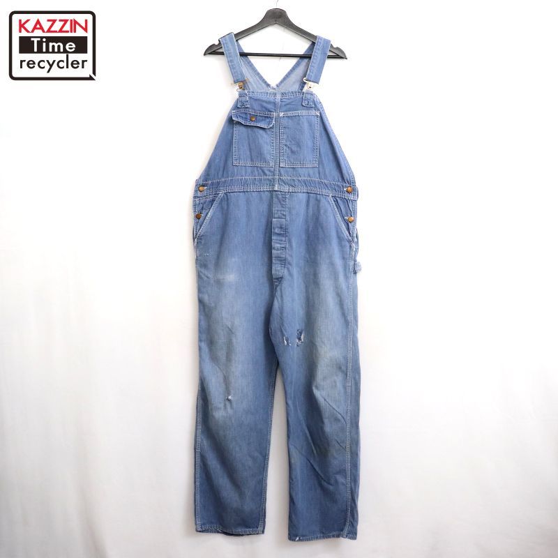 Carhartt デニムオーバーオール　60's〜70's　セパポケ　希少 Carhartt デニムオーバーオール 60´s〜70´s セパポケ 希少