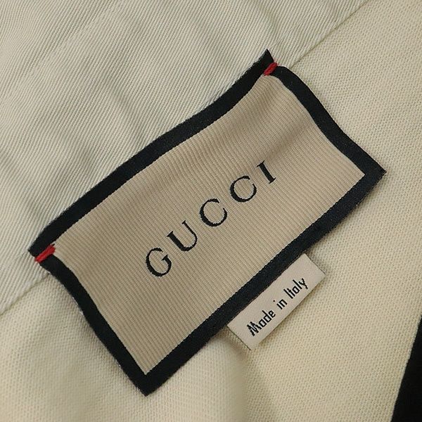 広尾店】グッチ GUCCI ラガーシャツ ボーダー ポロシャツ size:XL