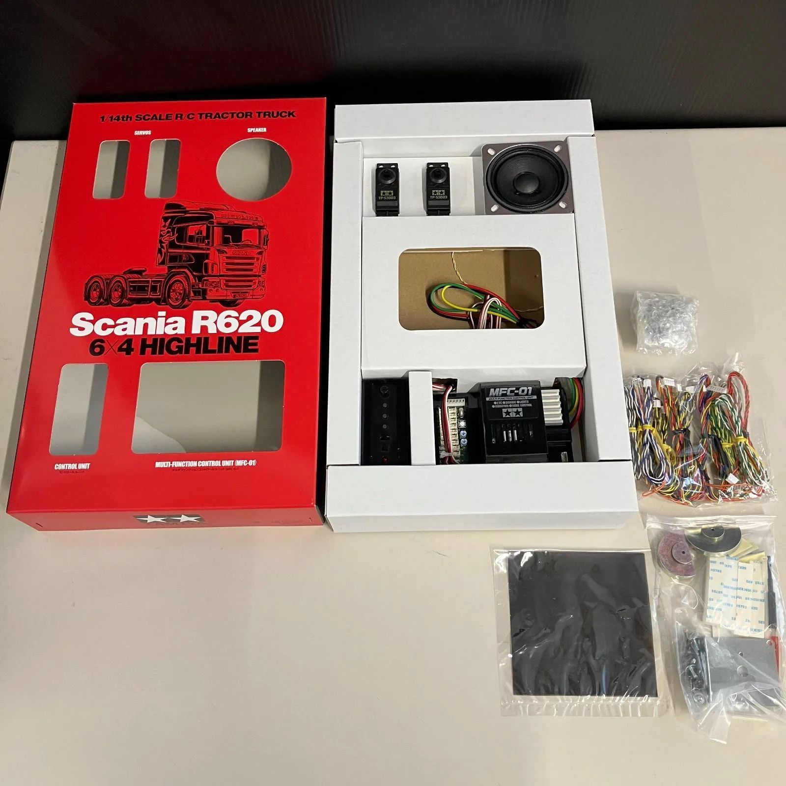 併売】タミヤ TAMIYA 1/14 電動RC組立キット スカニア R620 6×4 ハイ