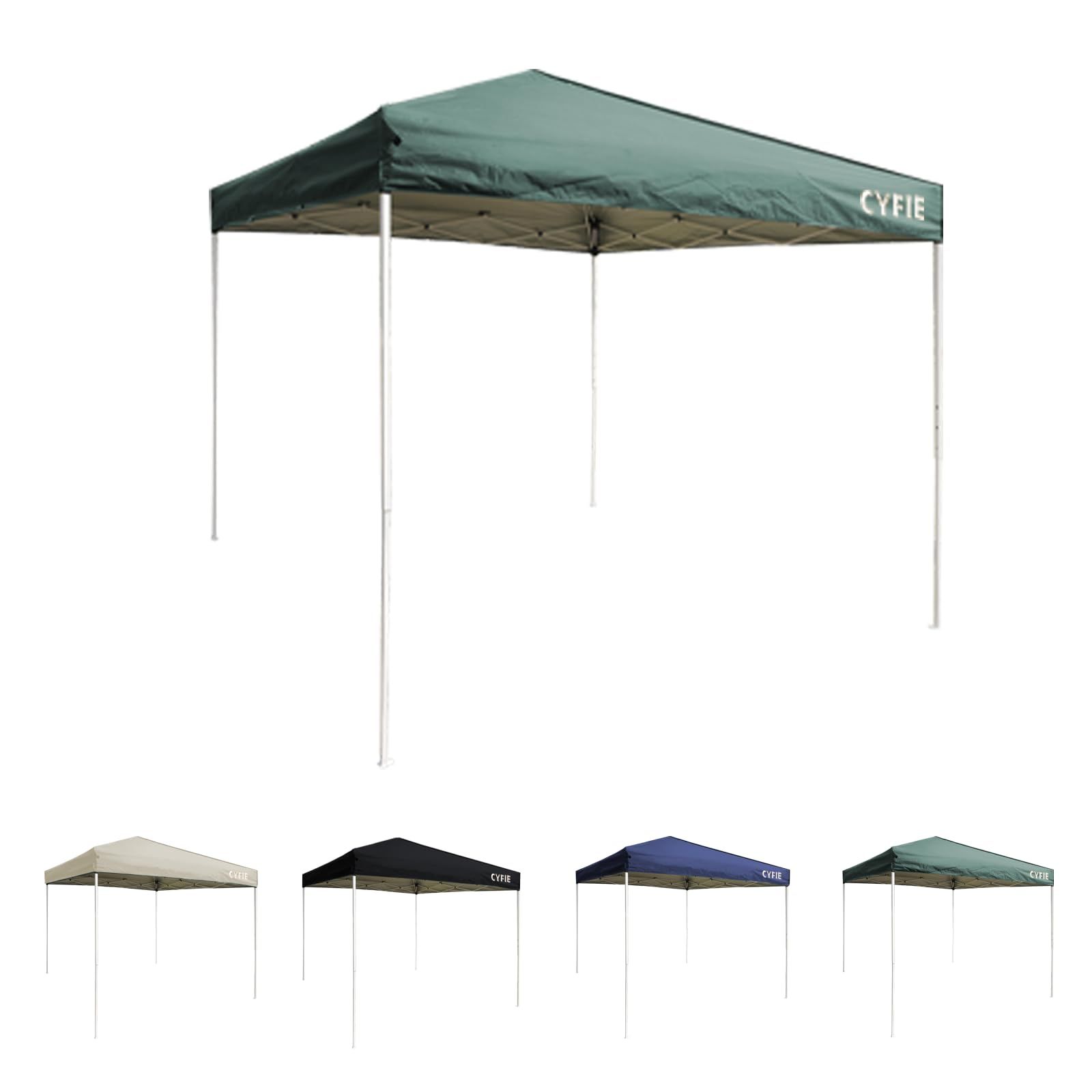 人気商品収納袋付き 設営説明書付属 キャンプ 錆び防止 スチールフレーム アウトドア用 バーベキュー 屋台 祭り 業務用 日よけ 運動会 イベントテント コンパクト収納 快適空間 3段階調節 ワンタッチ設営 防風 (グリーン UVカット耐水 遮光 遮熱 2m×