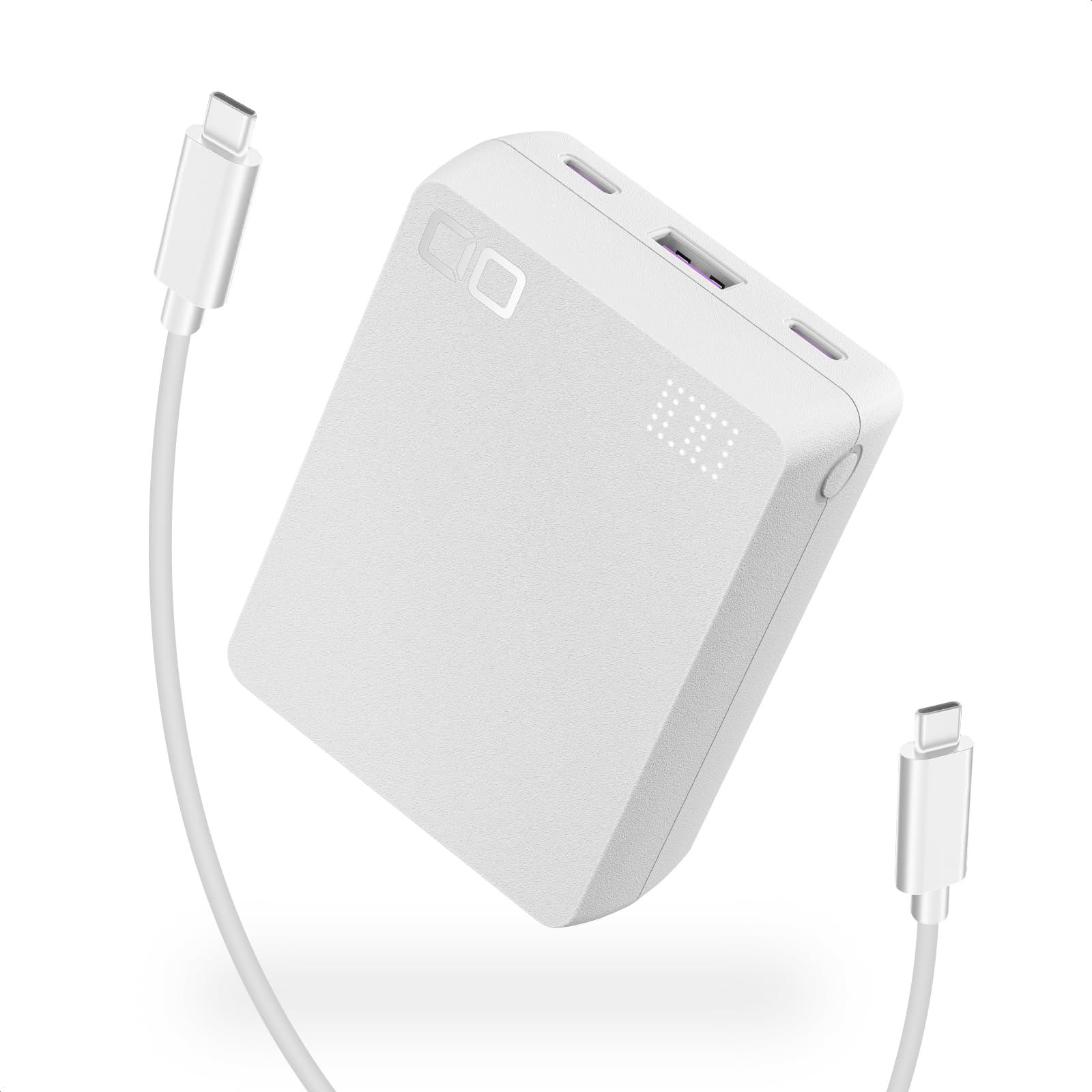 CIO モバイルバッテリー 大容量 20000mAh 世界最小級 PD 30W 小型 軽量 急速充電 3ポート パススルー iPhone 15 | 16 |Android|Macbook|Windows ノートPC SMARTCOBY TRI ホワイト