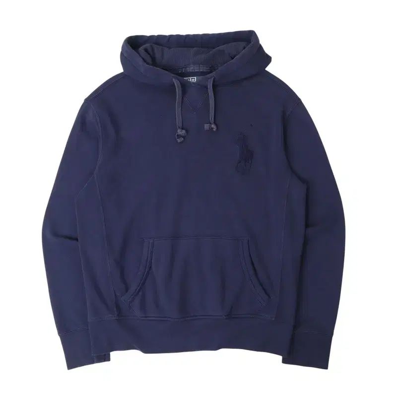 ポロ Ralph Lauren ラルフローレン ビックポニー ネイビー コットン フード付きTシャツ