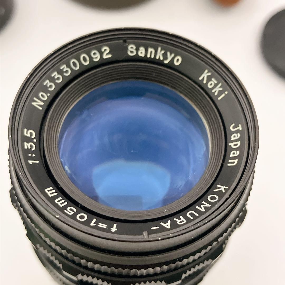 KOMURA-Sankyo Koki 105mm f/3.5 カメラレンズ - メルカリ