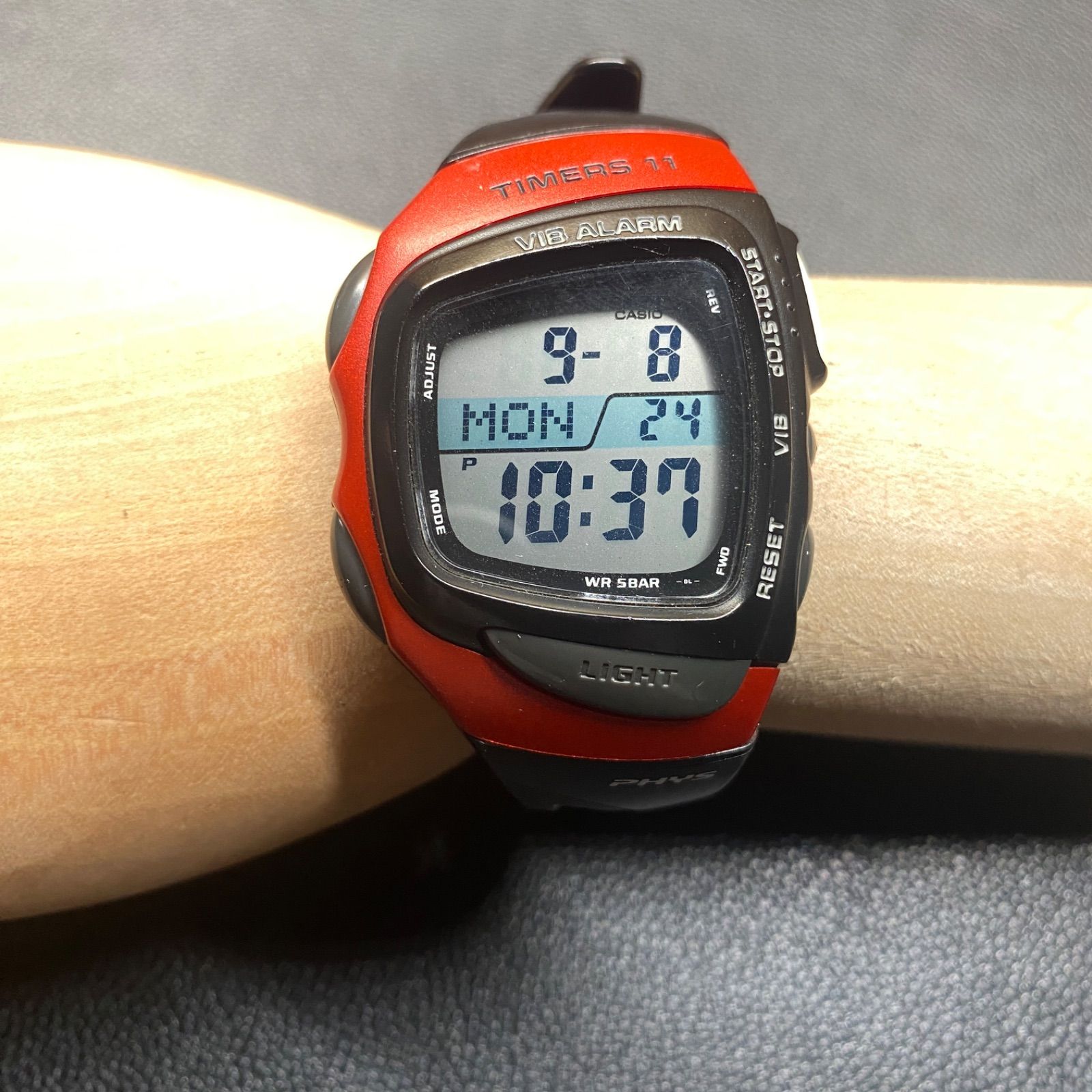 カシオ フィズ RFT-100-1JF ブラック黒 タイマーズ11 サッカー対応