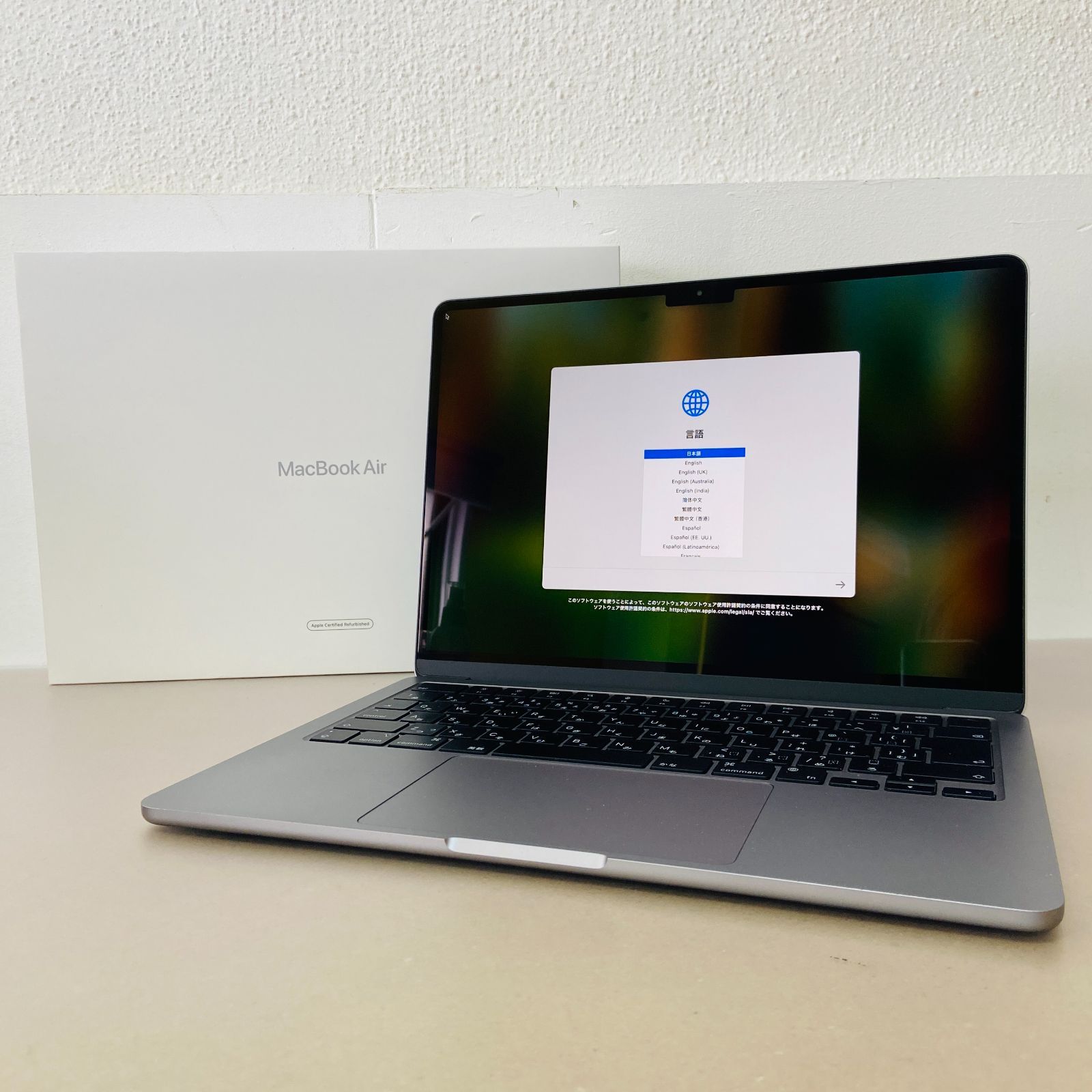 最愛 Liquid Air MacBook 美品 Retina Apple 2022) (Mid 13.6インチ MacBook本体