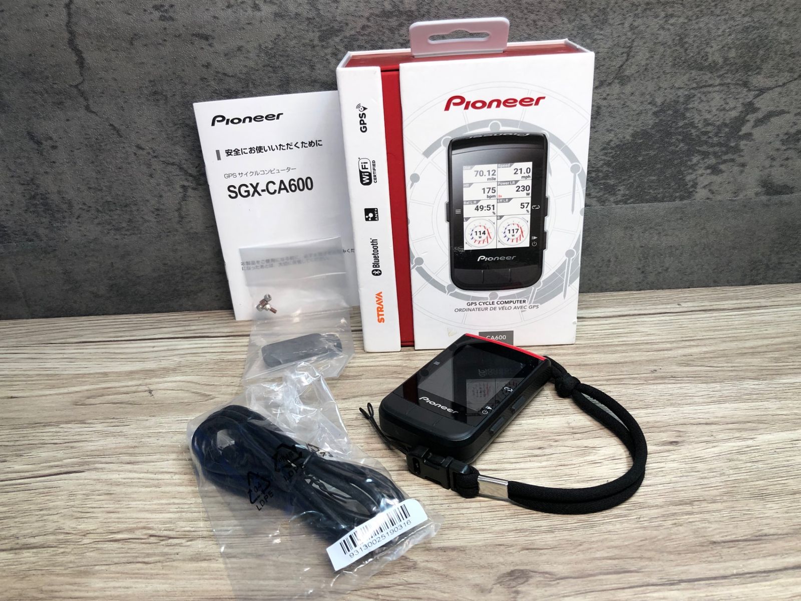 JD028 パイオニア Pioneer SGX-CA600 サイクルコンピューター 動作 OK