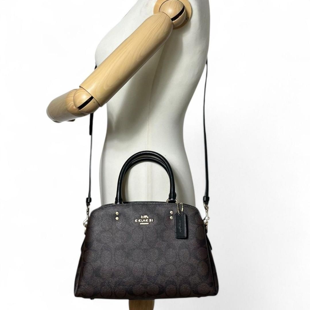 極美品 COACH コーチ 2WAY ハンドバッグ ショルダー