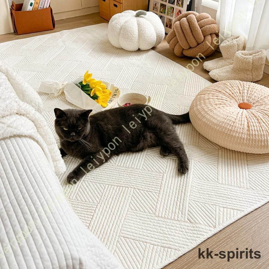 ペルシャ ギャッベ 174×120 アイボリー ベージュ 孔雀 ペルシャ