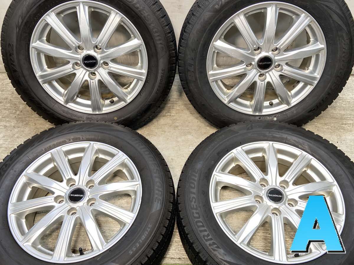 215|60R16 ブリヂストン ブリザック VRX2 BALMINUM 16x6.5 48 114.3-5穴 タイヤ スタッドレスタイヤ ホイールセット 4本セット w16250607910
