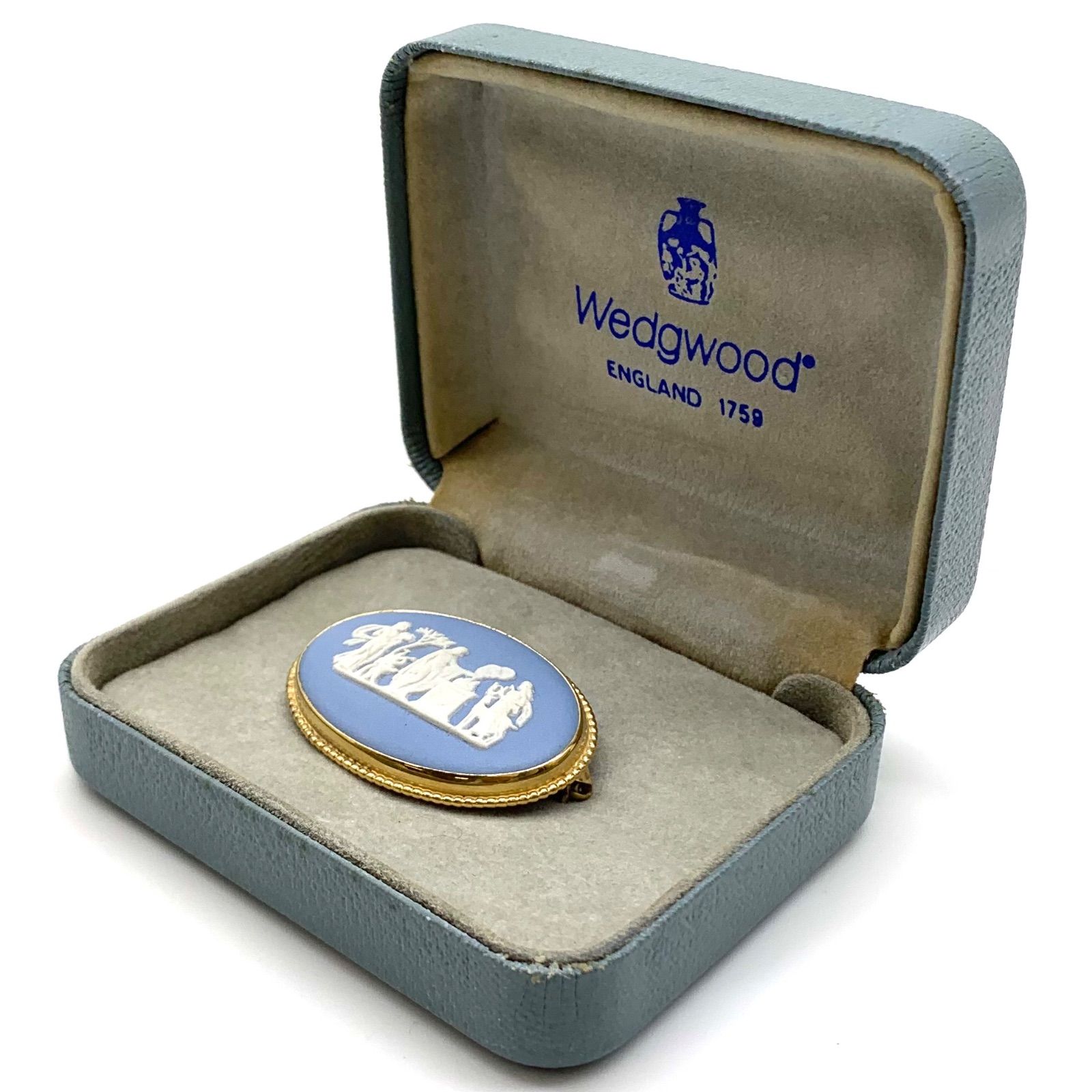 お買い得】WEDGWOOD ブローチ 箱入り - メルカリ