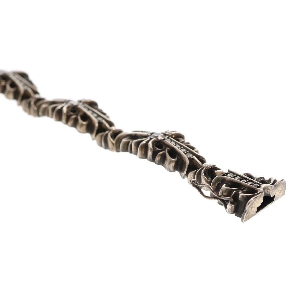 CHROME HEARTS (クロムハーツ) 6LINK FLRL CRS LINK PD CHROME HEARTS (クロムハーツ) 6LINK FLRL CRS LINK PD