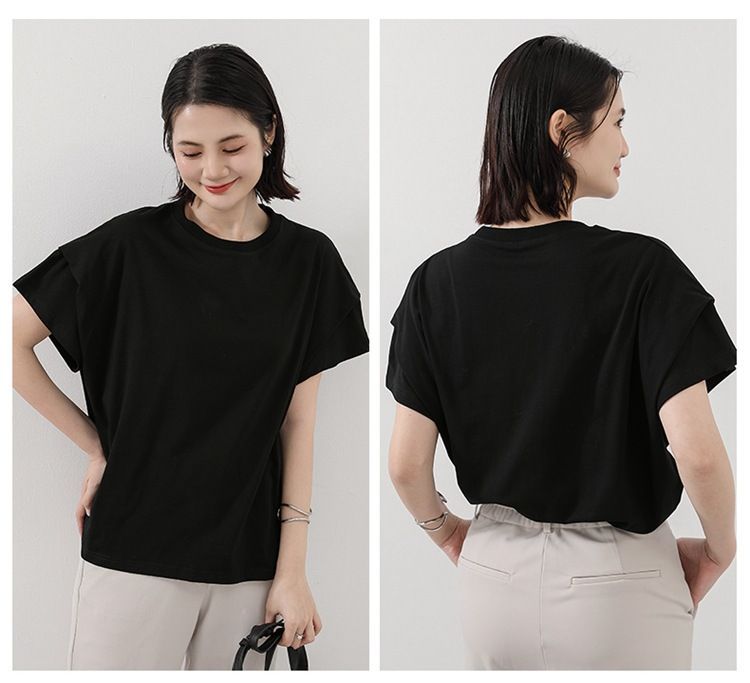 Tシャツ レディース 半袖 ス 夏 春 ボーダー Uネック ラウンドネック 白 黒 お洒落 肩タック ショルダータック タック 韓国 シンプル 楽天市場】Tシャツ レディース 半袖 トップス 夏 春 ボーダー U