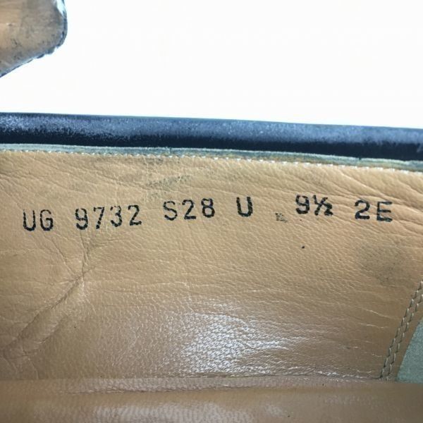 試着交換OK！フェラガモ イタリア製 size9.5EE オールレザー ビット