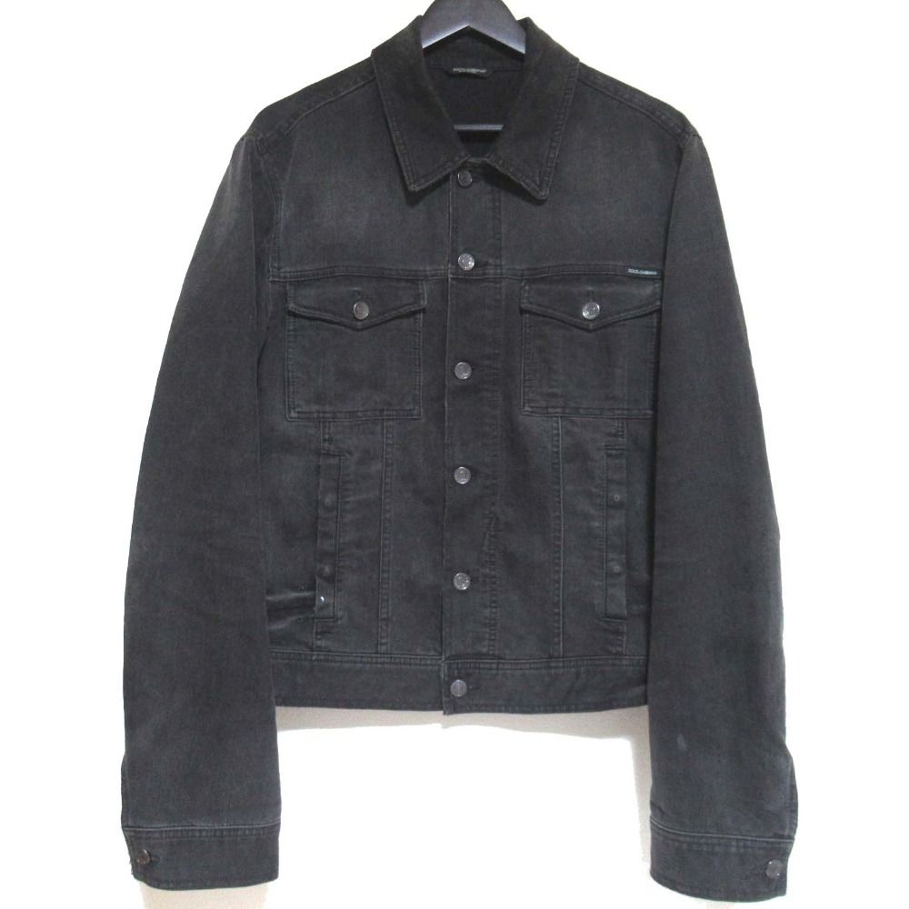 DOLCEu0026GABBANA 黒ジャケット baby kids DOLCEu0026GABBANA ドルチェ＆ガッバーナ ダメージリペア加工デニム