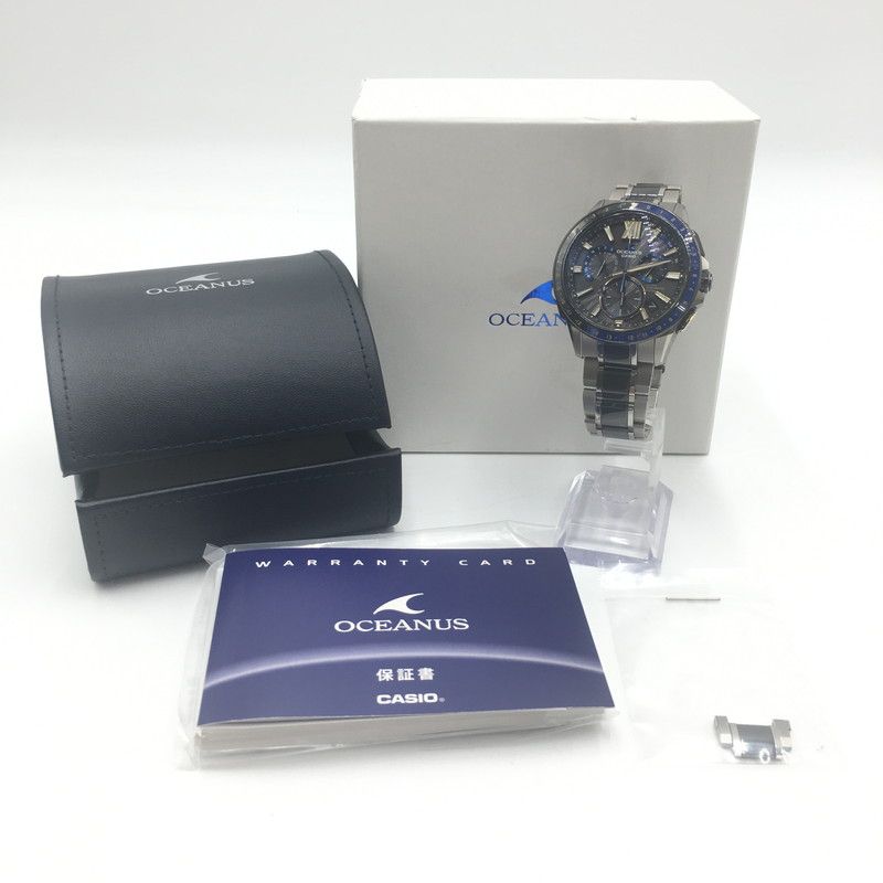 CASIO カシオ OCEANUS OCW-G1200D-1AJF TOUGHSOLAR オシアナス タフソーラー 腕時計 1000本 モデル 197-250607-kk-07-tei