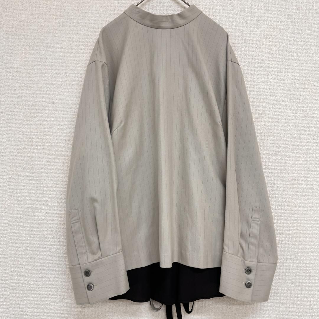 ADORE アドーア ブラウス バックリボン レイヤード ハイネック フリル 