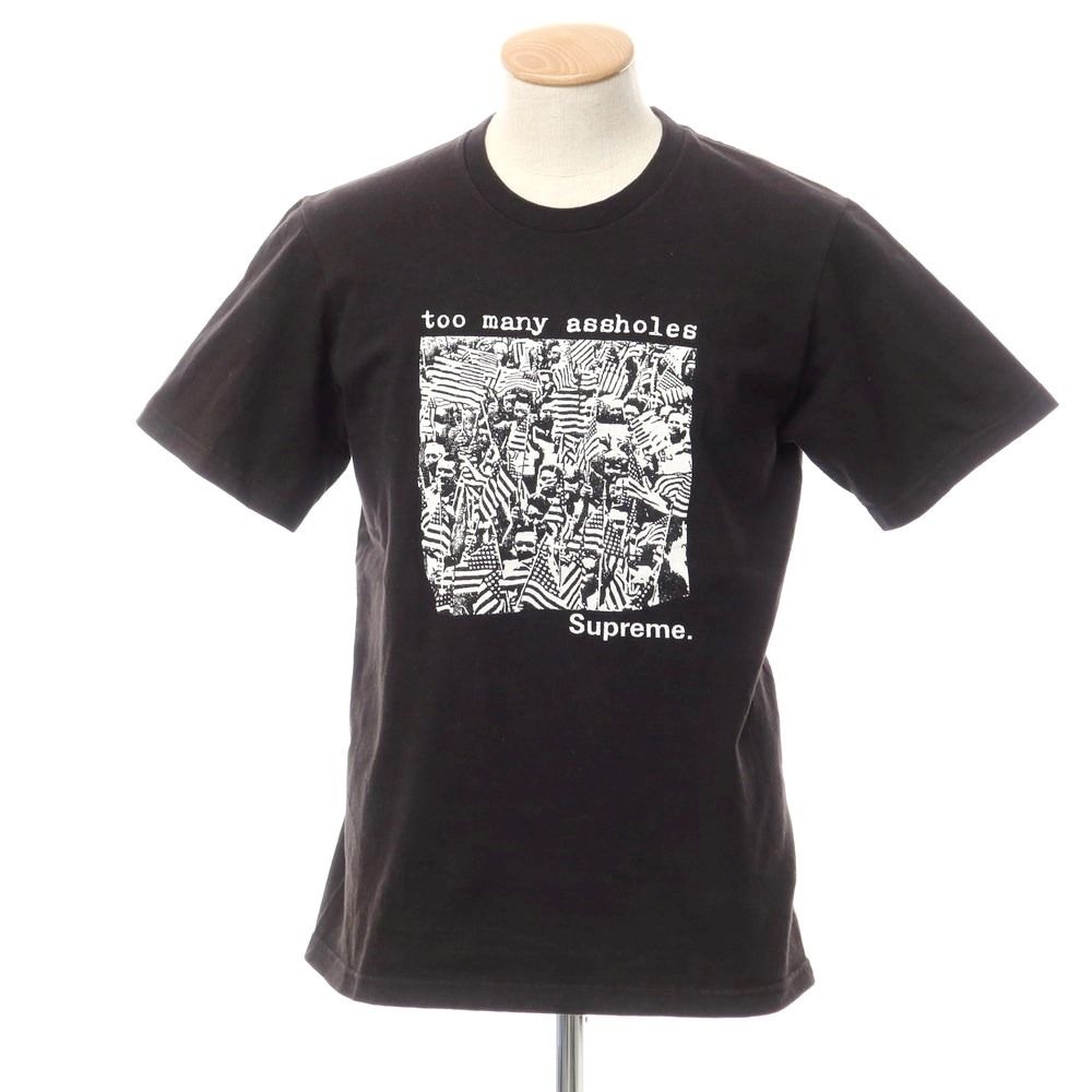 【中古】シュプリーム Supreme 2022年春夏 Too Many Assholes Tee 半袖Ｔシャツ ブラック【サイズS】【メンズ】