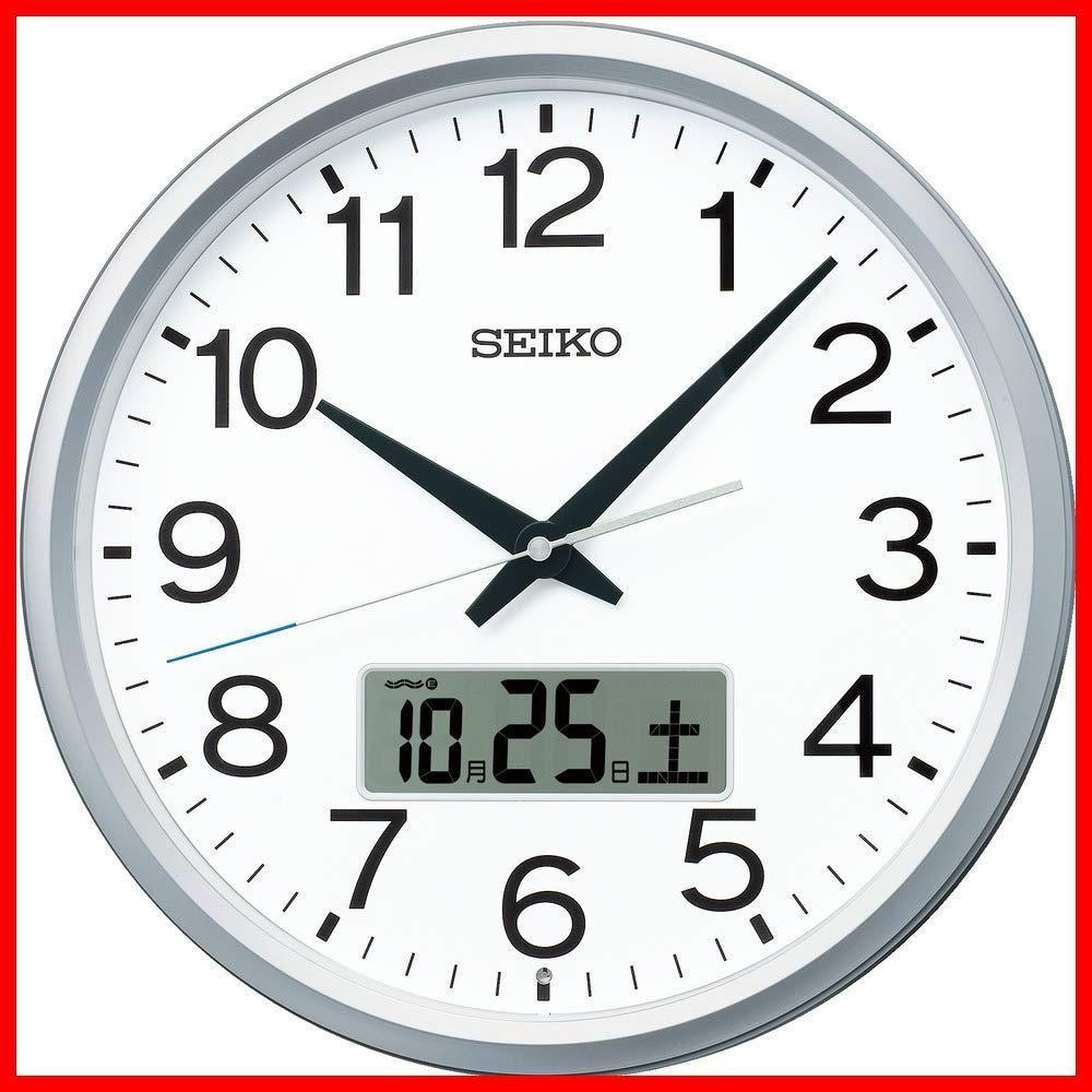 特別セーフ セイコー 掛け時計 プログラムクロック 銀色メタリック PT202S