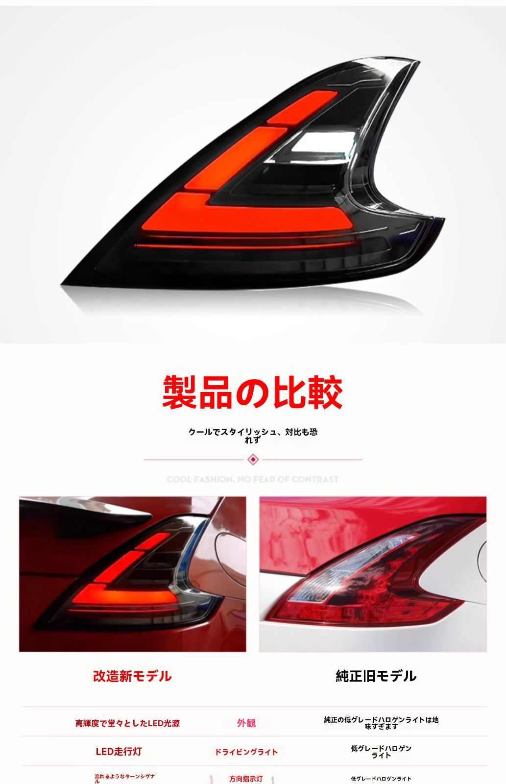 流れるウィンカー ブレーキ