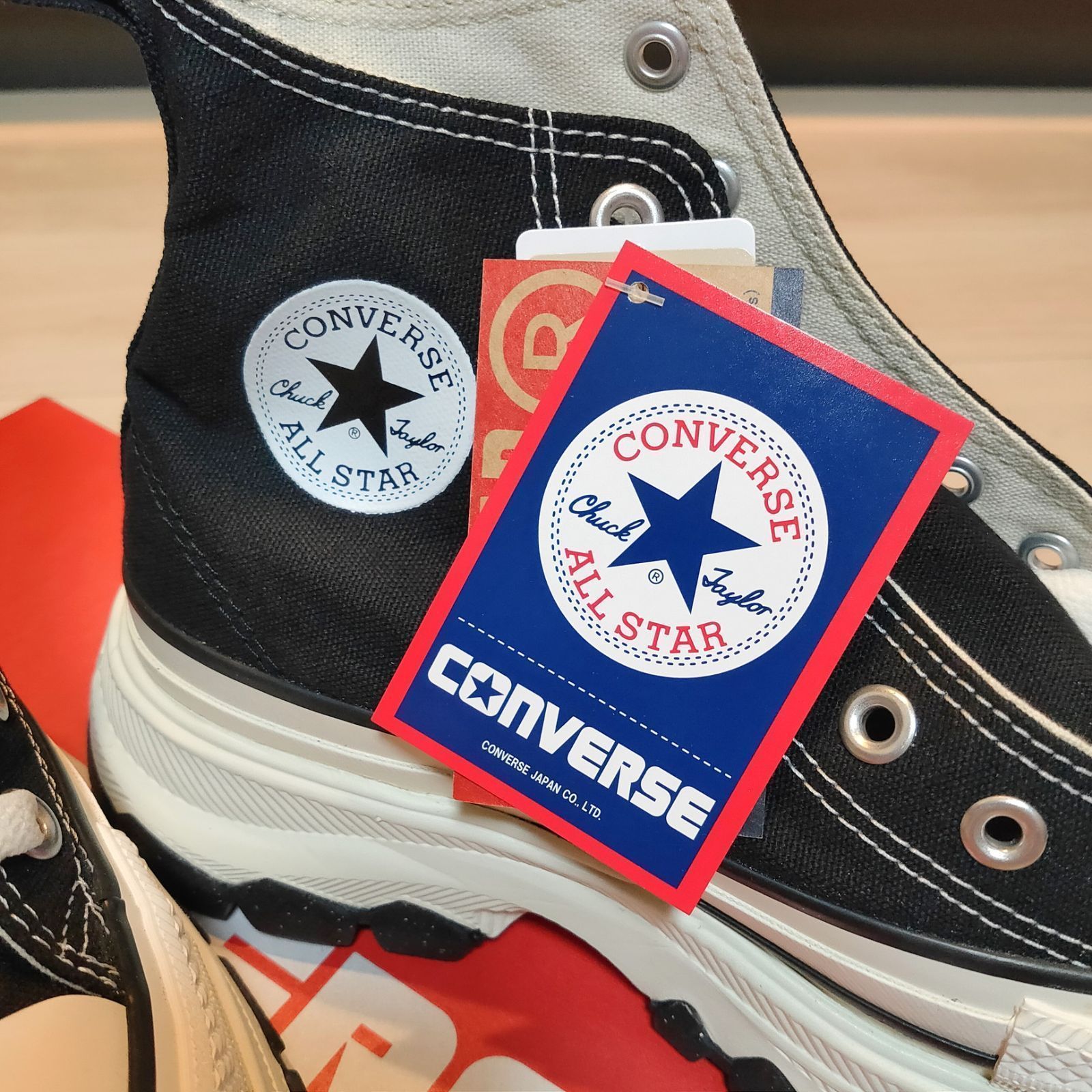 新品 23.0cm コンバース オールスター トレックウェーブ HI ブラック CONVERSE ALLSTAR（R） TREKWAVE HI  送料無料 - メルカリ