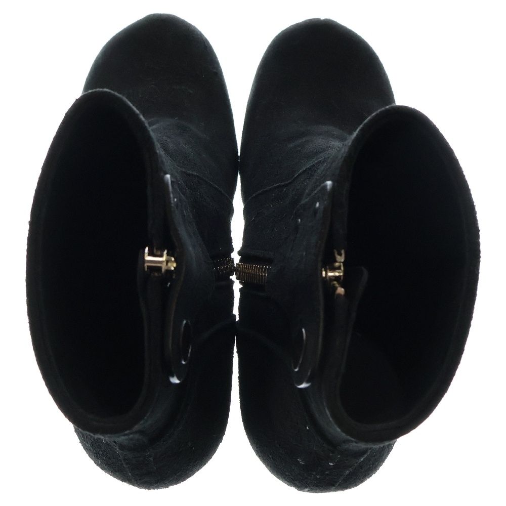 リックオウエンス ウェッジソールサイドジップブーティ ショートブーツ RICK OWENS リックオウエンス Geth Beatle チェルシーブーツ